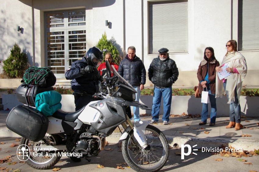 Nstor Herrera lleg a Madariaga y ya suea con llevar su mensaje al n