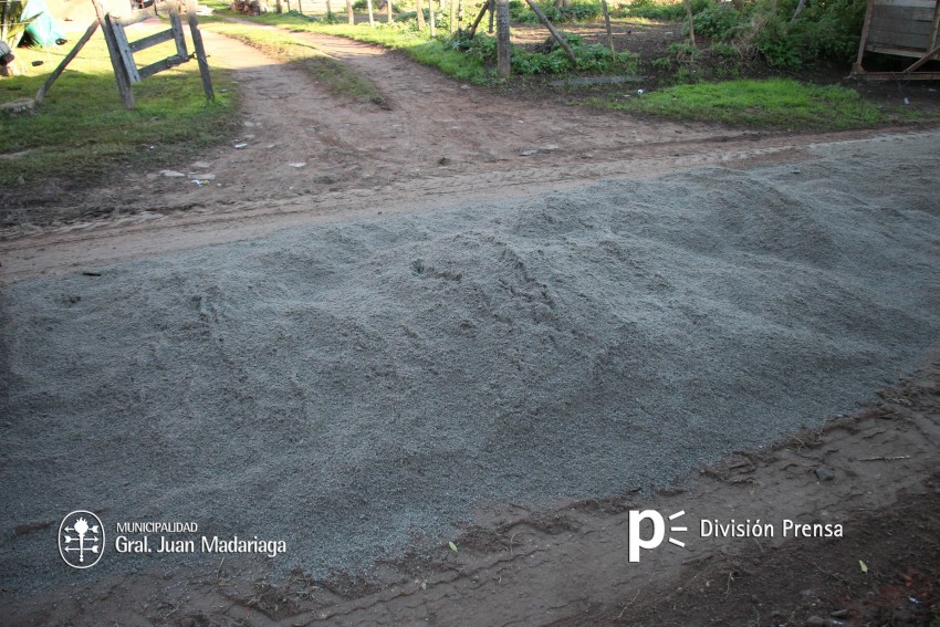 Colocaron ms polvo de piedra en el barrio Belgrano