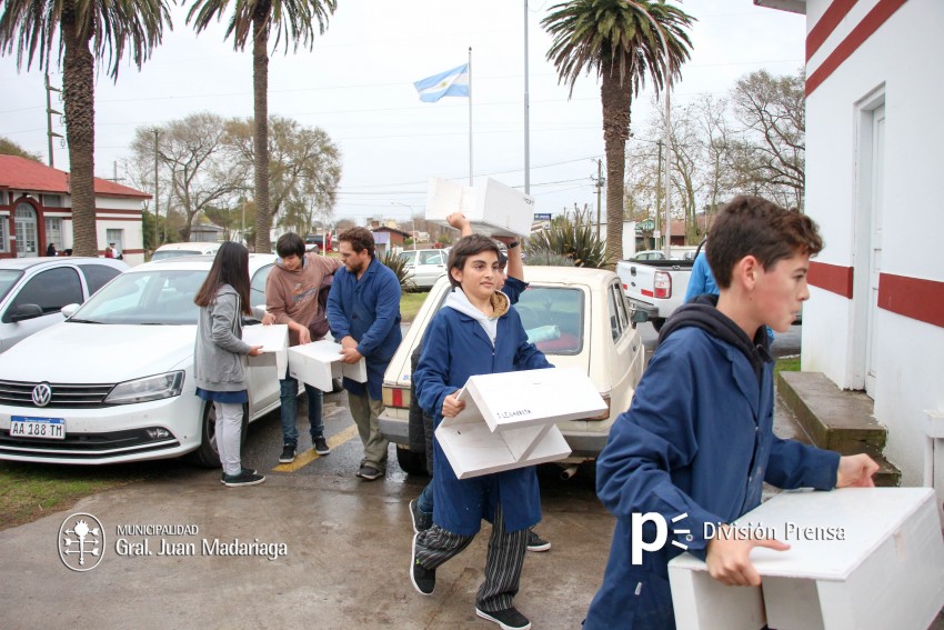 Alumnos de la Escuela Tcnica realizaron un trabajo solidario para el 