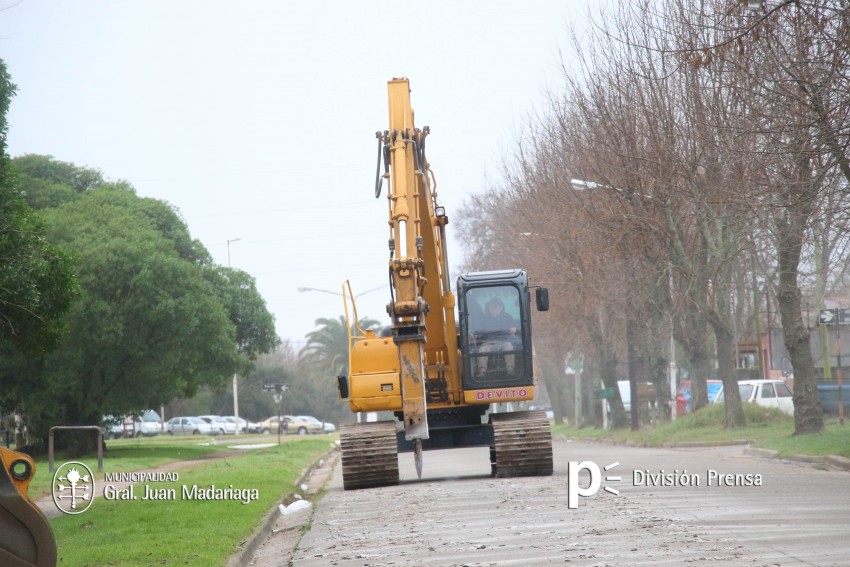 Comenz la obra de la doble mano de calle El Tala