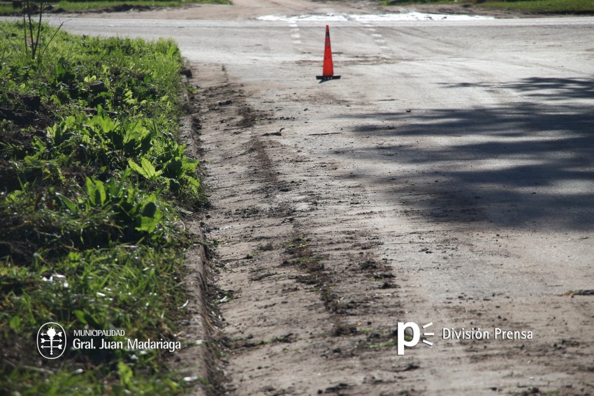 Defensa Civil pas por el barrio Belgrano para mejorar el escurrimient