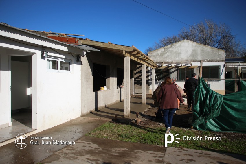 Santoro recorri distintas obras que se ejecutan con Fondos de Financi