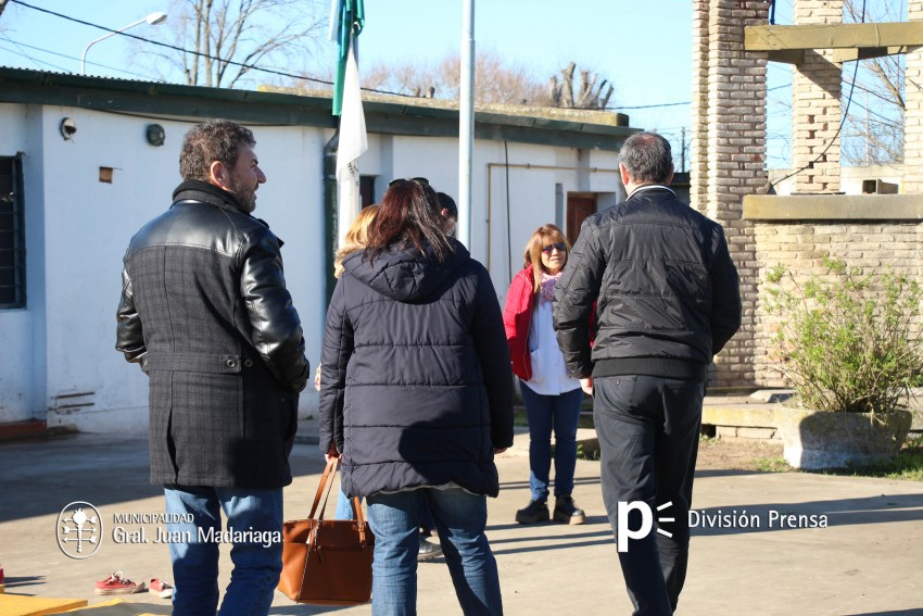 Santoro recorri distintas obras que se ejecutan con Fondos de Financi