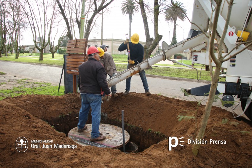 Comenzaron las tareas de construccin de bases para el posteo del nuev