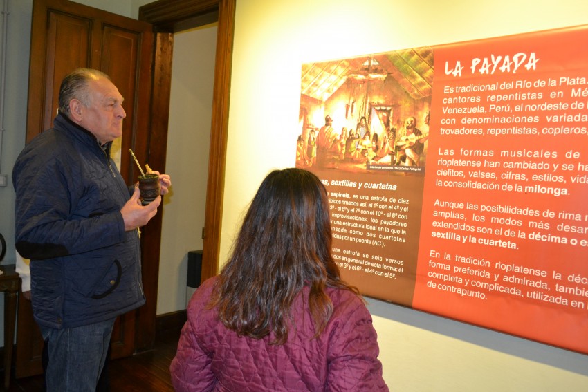 Comenz la muestra de payadores en el Museo Histrico