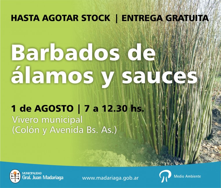 Nueva entrega gratuita de lamos y sauces