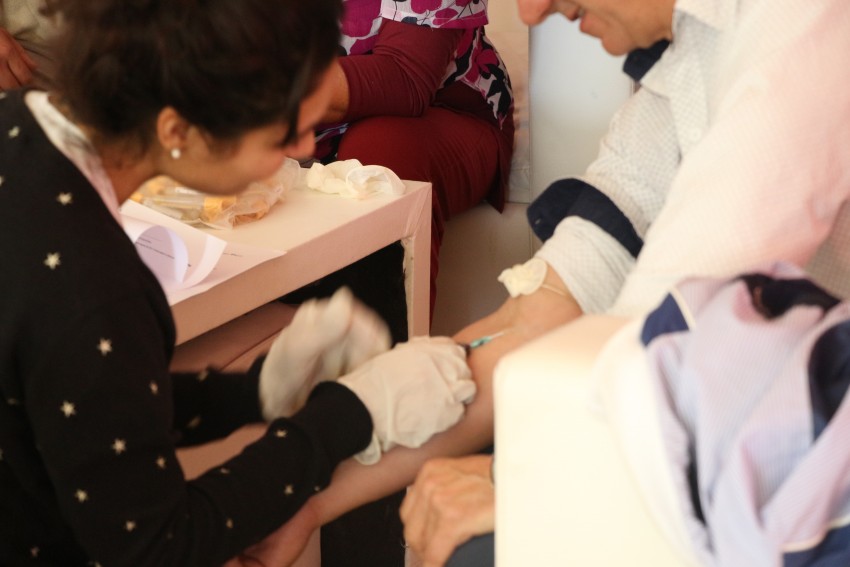 Realizaron la charla sobre hepatitis en el Hogar de Ancianos