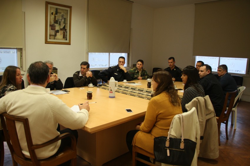 Autoridades policiales se reunieron con la fiscal Verónica Zamboni en