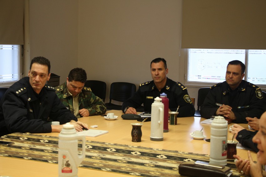 Autoridades policiales se reunieron con la fiscal Verónica Zamboni en