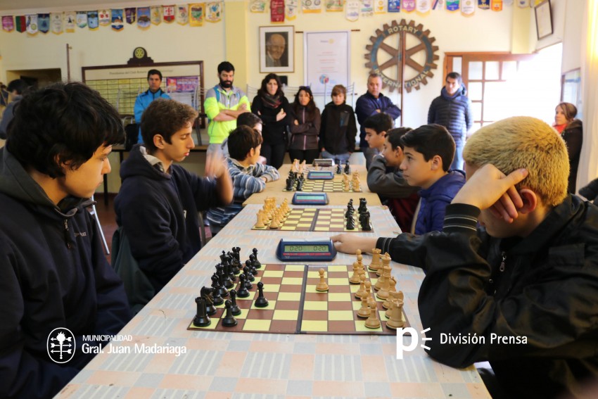 Madariaga fue sede regional de ajedrez y futbol especial