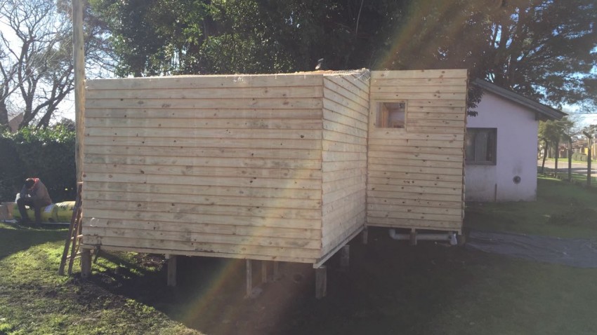 El municipio construye dos módulos habitacionales para personas en sit