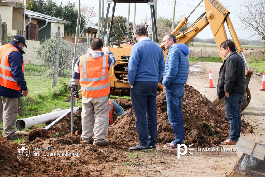 Inici la obra de red cloacal en el Ramn Carrillo