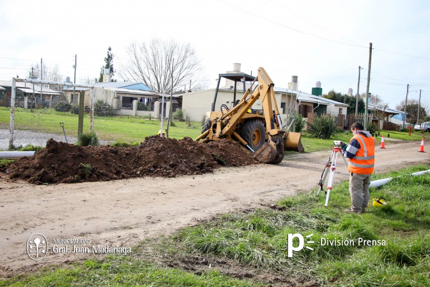 Inici la obra de red cloacal en el Ramn Carrillo