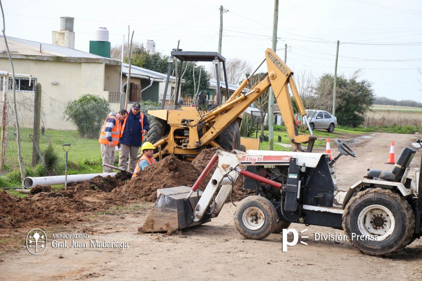Inici la obra de red cloacal en el Ramn Carrillo