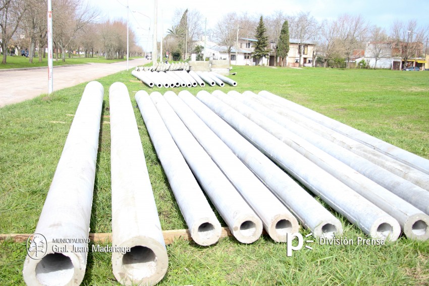 Avanza la obra del tendido elctrico que proveer del servicio al Parq