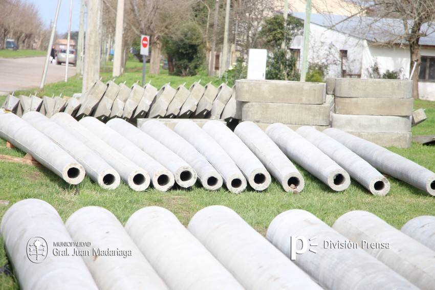 Avanza la obra del tendido elctrico que proveer del servicio al Parq