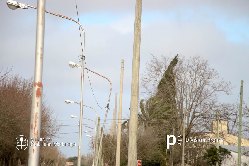 Avanza la obra del tendido elctrico que proveer del servicio al Parq