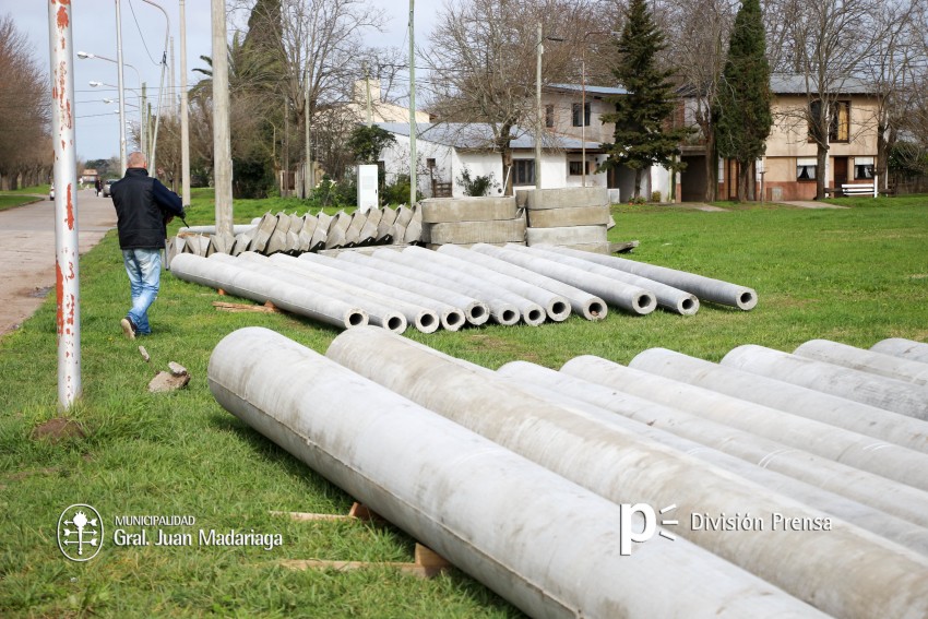 Avanza la obra del tendido elctrico que proveer del servicio al Parq