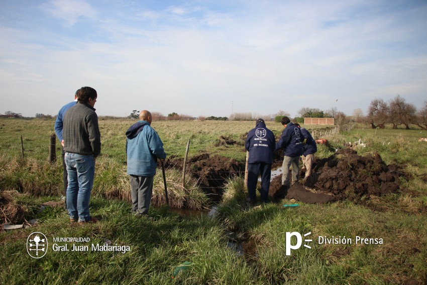 Santoro recorri algunas de las obras que se ejecutan en la ciudad