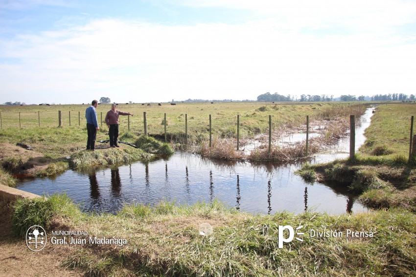 Santoro recorri algunas de las obras que se ejecutan en la ciudad