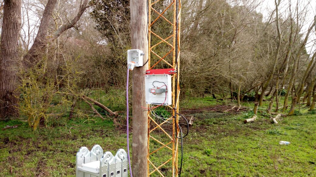 Avanzan los trabajos para proveer de internet a los parajes de Juancho