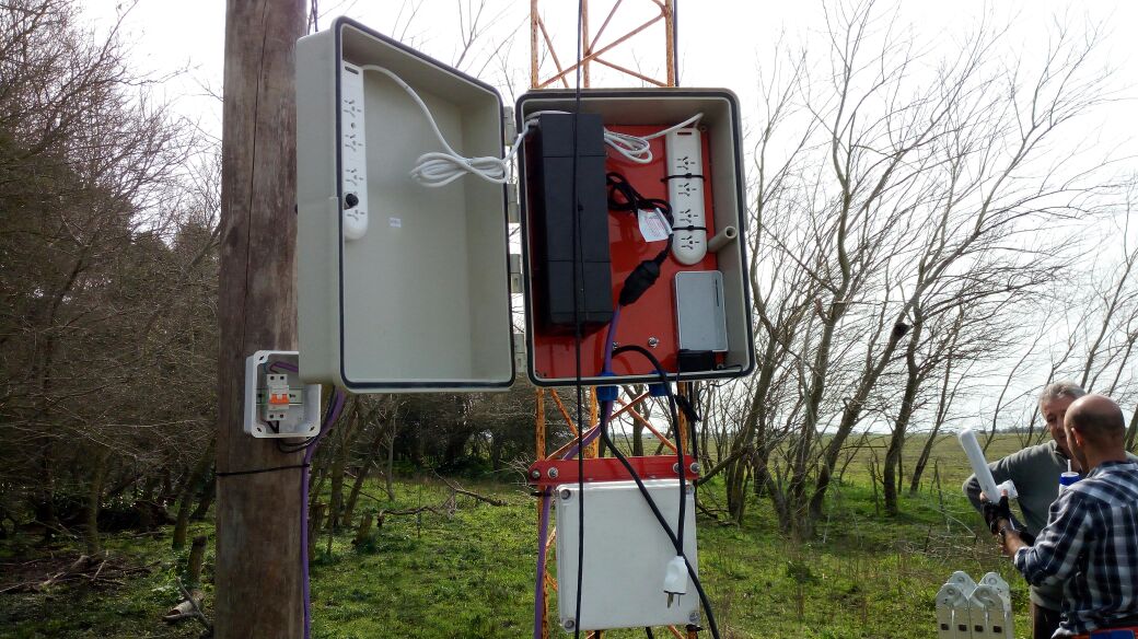 Avanzan los trabajos para proveer de internet a los parajes de Juancho