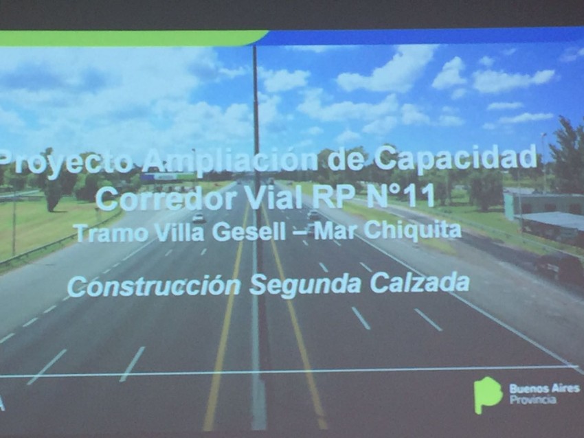 Presentaron el proyecto de la autova Villa Gesell  Mar Chiquita