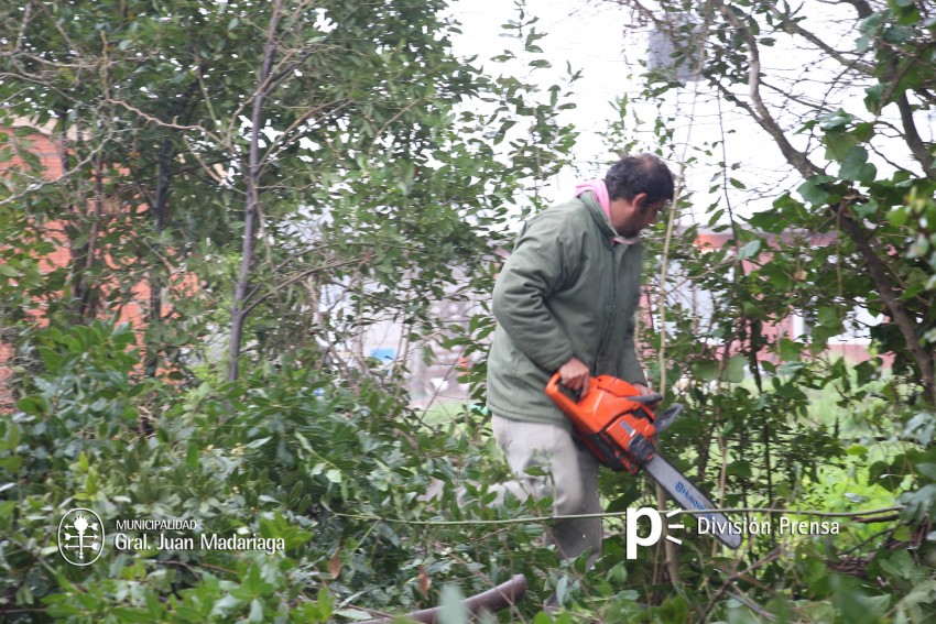 Defensa Civil realiza tareas de prevencin en distintos puntos de la c