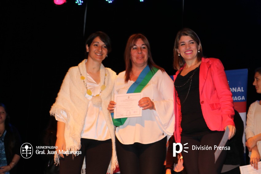 Entregaron diplomas a egresados de cursos de formacin profesional