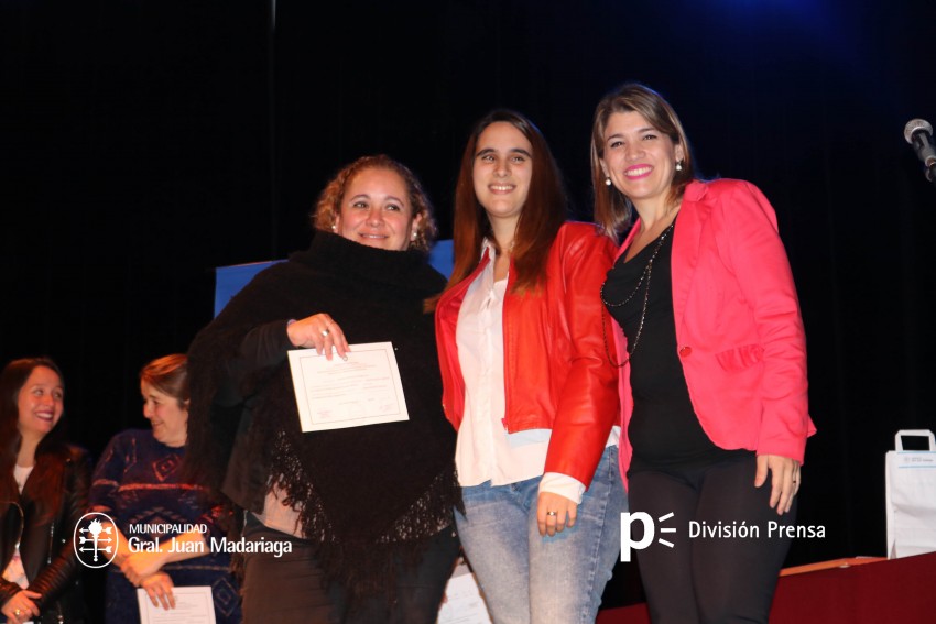 Entregaron diplomas a egresados de cursos de formacin profesional