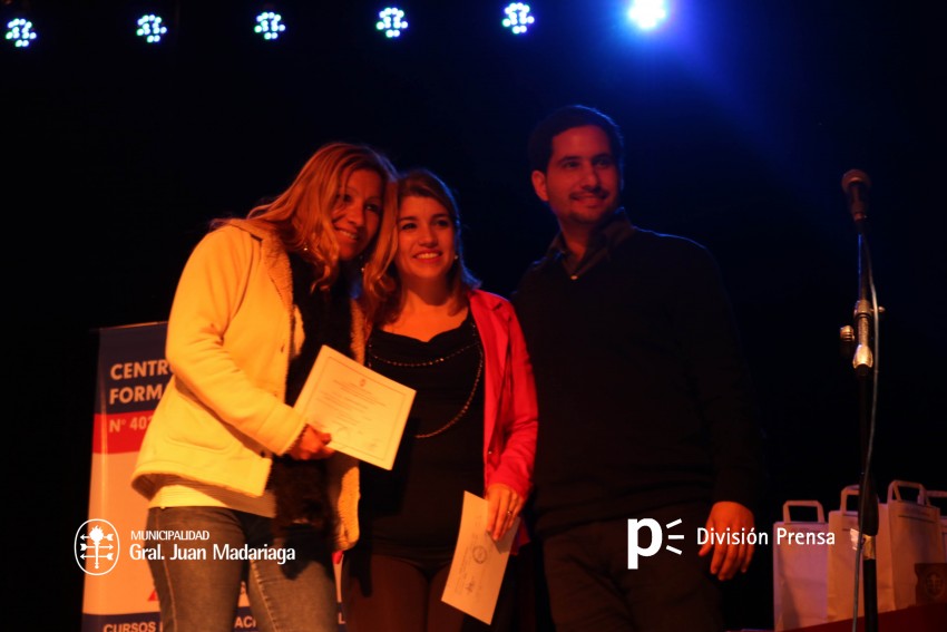 Entregaron diplomas a egresados de cursos de formacin profesional