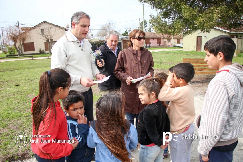 El intendente recorri la nueva plaza del barrio San Martn A