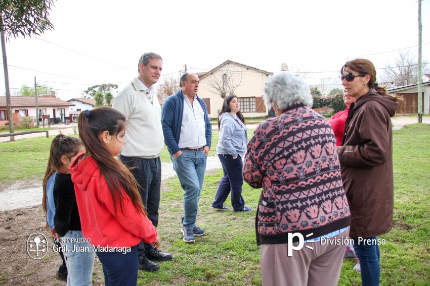 El intendente recorri la nueva plaza del barrio San Martn A