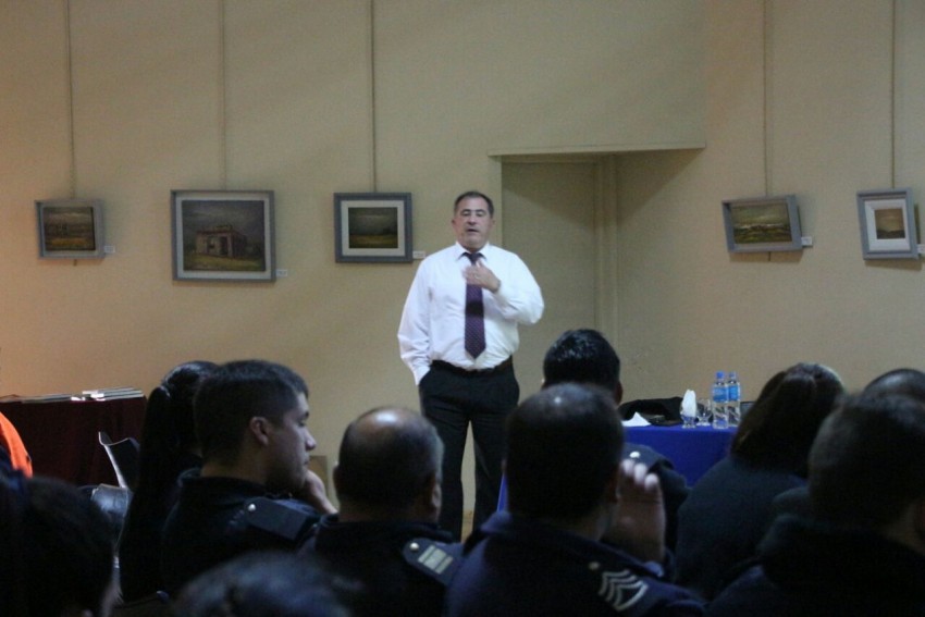 Realizaron charla de capacitaci�n para personal del �rea de seguridad