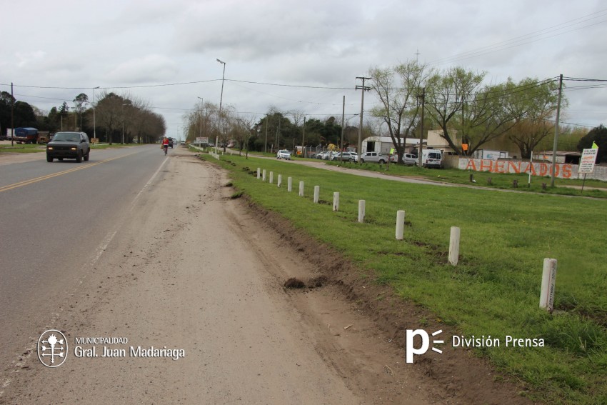 Santoro recorri la obra del cordn cuneta y la de construccin de ver