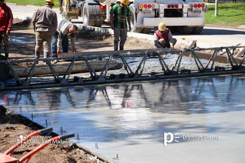 La obra de doble va de calle El Tala lleg al 80 % de ejecucin