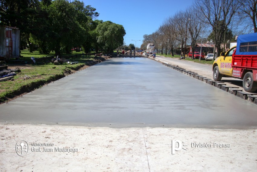 La obra de doble va de calle El Tala lleg al 80 % de ejecucin