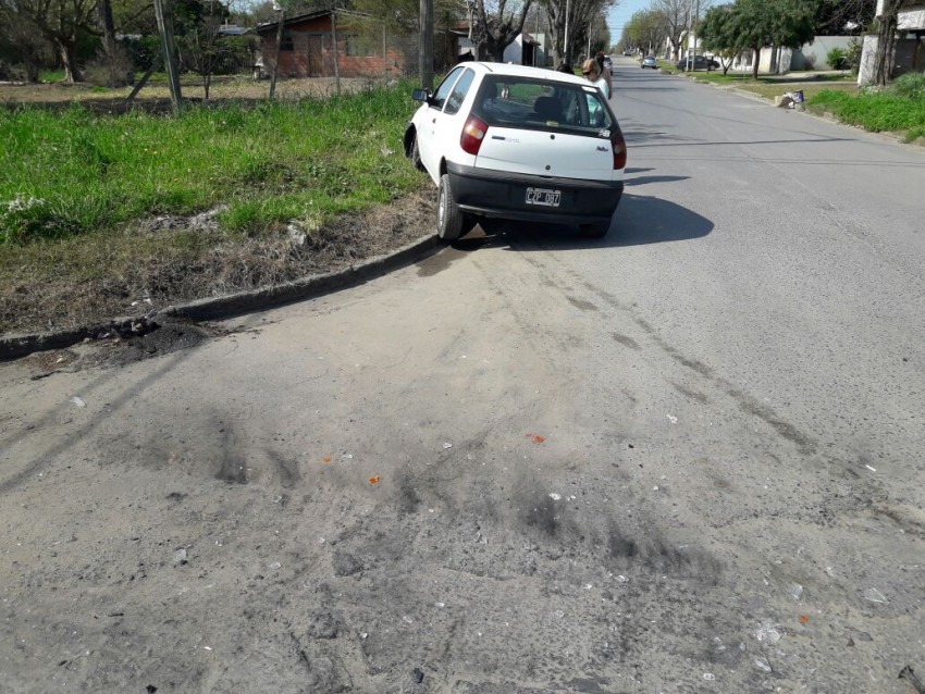 Choque sin consecuencias en Urrutia y Arias