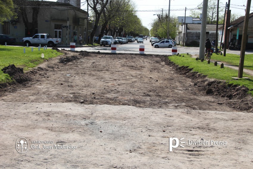 El intendente recorri la obra del paso a nivel de Carlos Madariaga