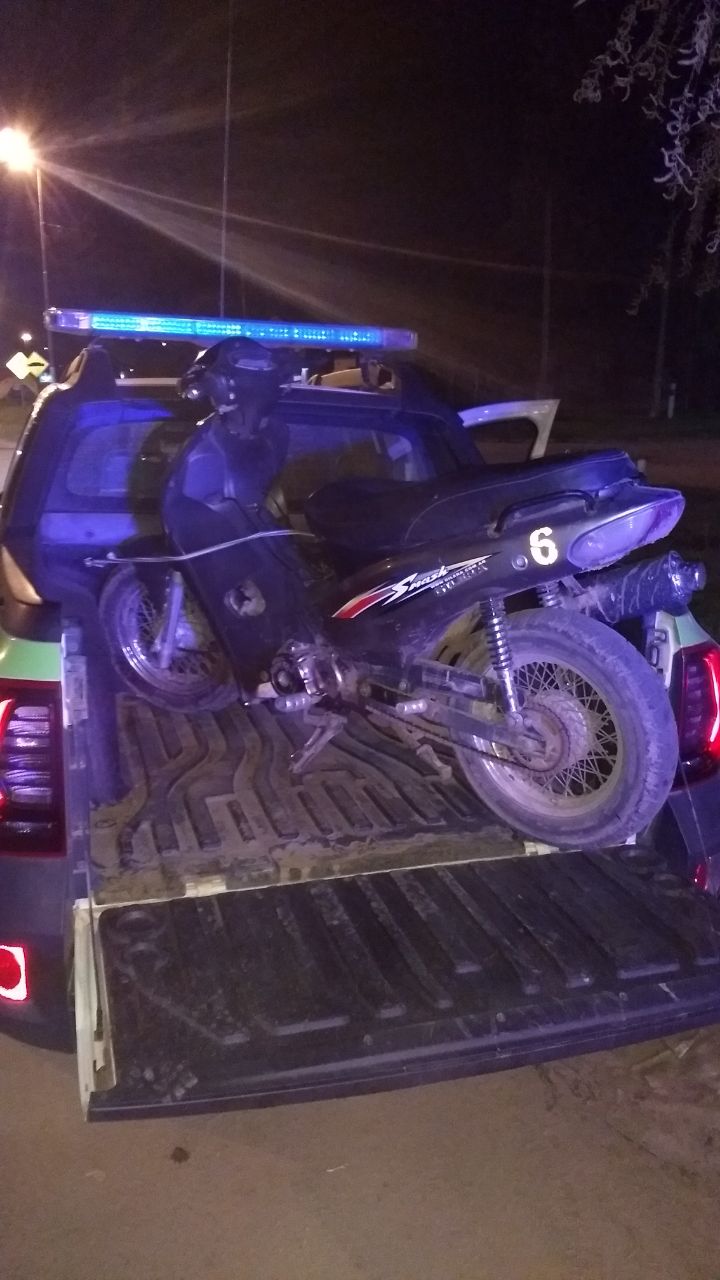 Secuestraron una moto durante los controles vehiculares