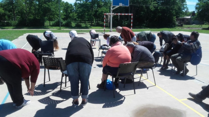 El taller de diabetes se realiz al aire libre e incluy clases de yog