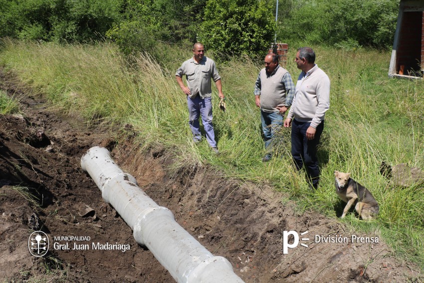 Realizaron importantes trabajos para mejorar el desagüe en el barrio S