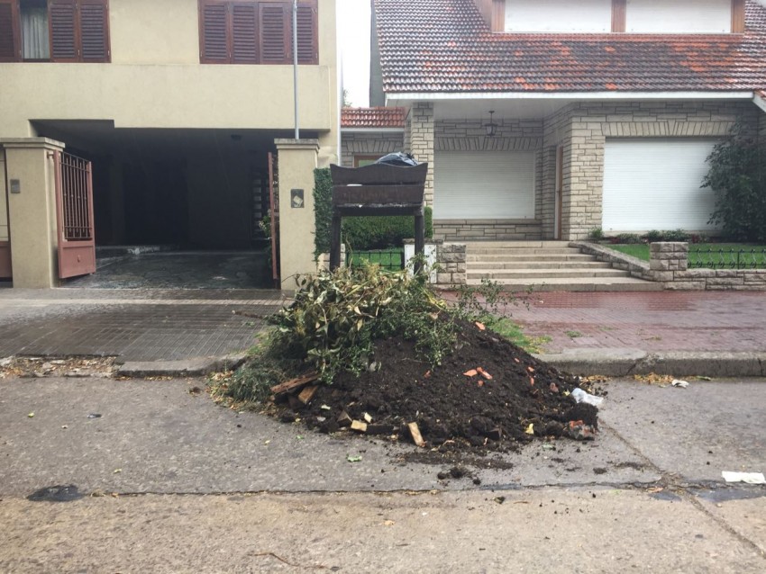 Alerta Meteorolgico: El Municipio realiz un relevamiento por basura 