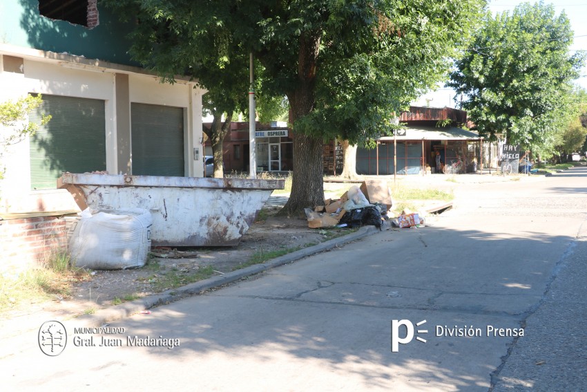 Continan los apercibimientos por arrojar residuos de porte medio en l