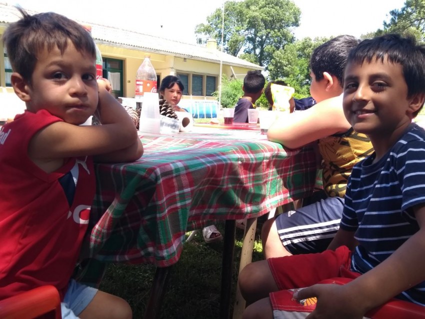 Los chicos del paraje Macedo disfrutan de la Escuela de verano