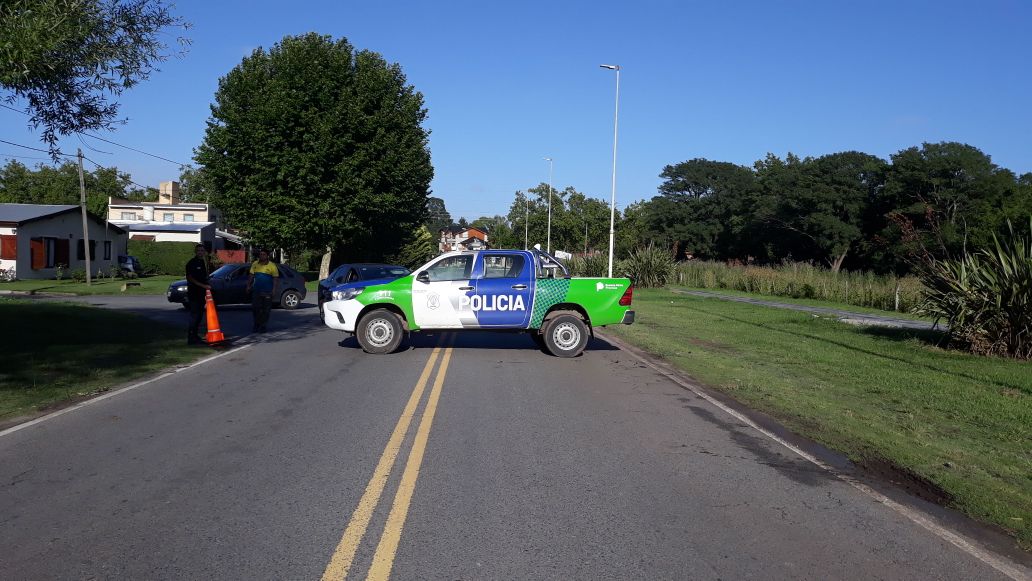 Siniestro vial entre un patrullero y cami�n deja un herido