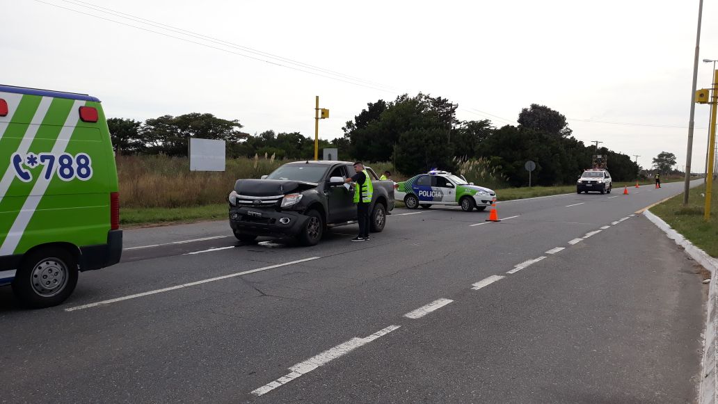 Reduccin al trnsito en la Ruta 74 por accidente vial