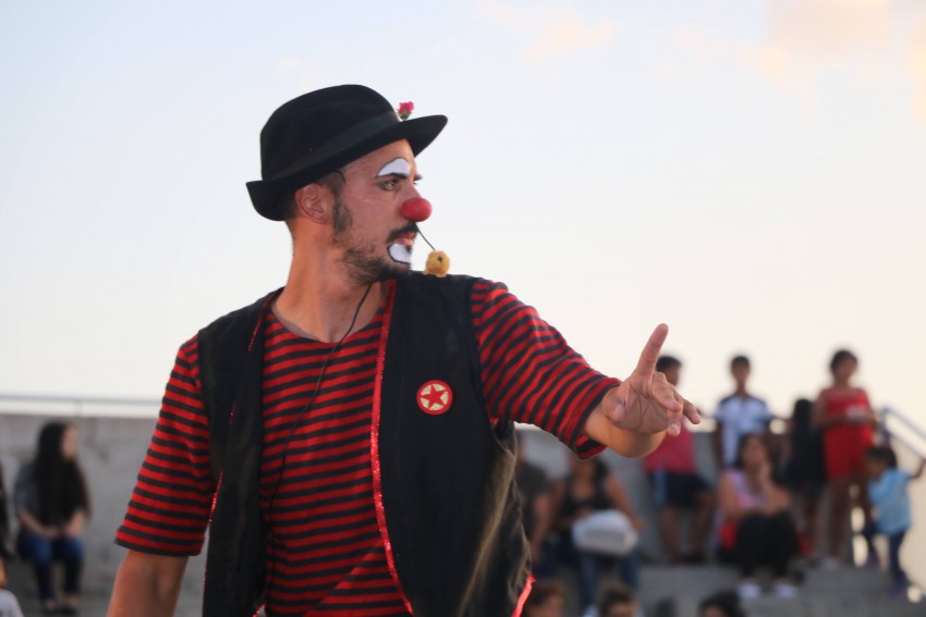 El Payaso Alambre se present nuevamente en el Anfiteatro con sus prue