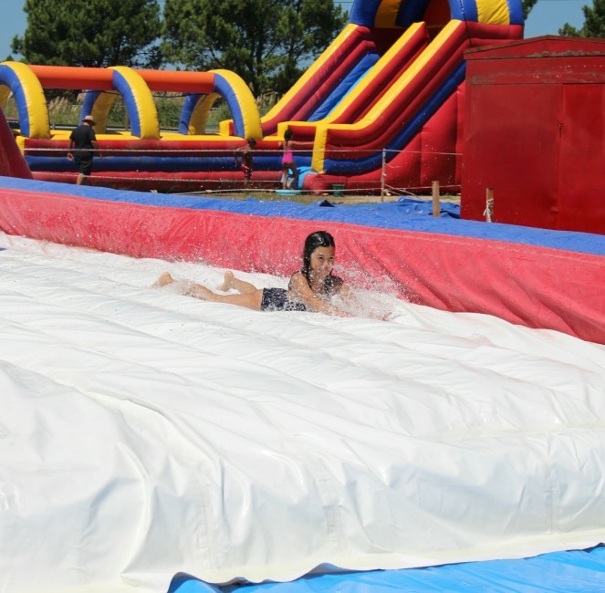 Los chicos del paraje Macedo disfrutaron de una jornada en el parque a