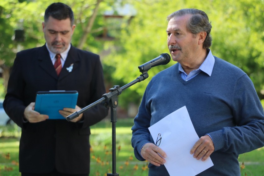 Autoridades conmemoraron el 24 de marzo con un acto en Plaza Madariaga